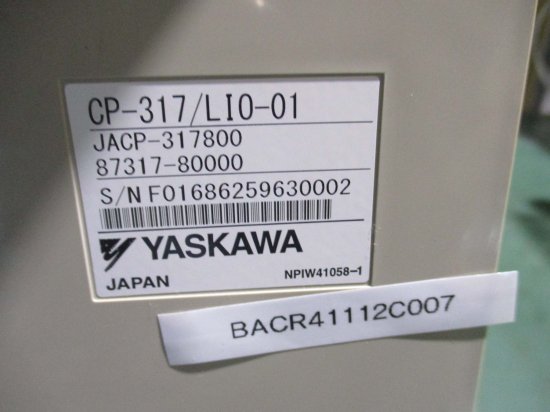 中古 YASKAWA CP-317/ LI0-01 コントロールパック - growdesystem