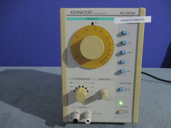 中古 KENWOOD OSCILLATOR AG-203D 発振器 オシレータ - growdesystem