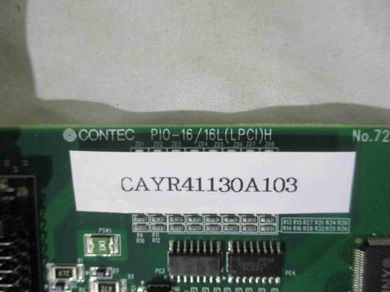 ☆未使用 CONTEC 高速絶縁型TTL入出力PCIボード PIO-16/16T(LPCI)H-