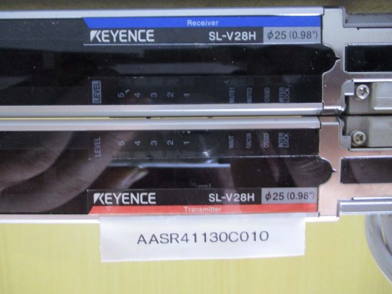 中古KEYENCE セーフティライトカーテン SL-Vシリーズ 本体 汎用タイプ 28光軸 SL-V28H (SL-V28H-T/SL-V28H-R)  - growdesystem