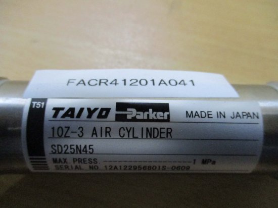 TAIYO 空気圧シリンダ 10Z-3TB25N200-AH2-Y 1点-