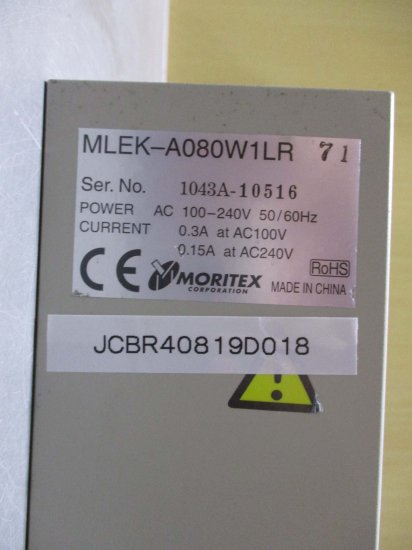 中古 MORITEX MLEK-A080W1LR - growdesystem