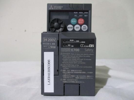 Mitsubishi FR-E720-7.5K インバーター 三菱 インバータ FR-E520-3.7K (通電時間136400h) | 保守部品.com