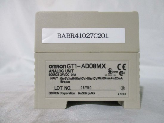 中古 OMRON アナログ入力/AD変換装置 GT1-AD08MX - growdesystem