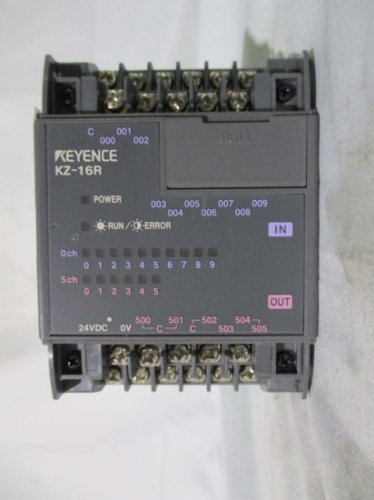 中古 KEYENCE KZ-16R 超小型プログラマブルコントローラ PLC - growdesystem