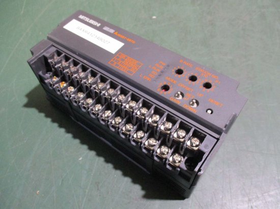 中古MITSUBISHI 三菱 PLC AJ65BT-68TD CC-Link 熱電対温度入力装置 - growdesystem
