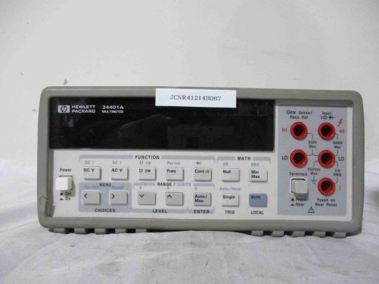 中古HP 34401A MULTIMETER マルチメーター - growdesystem