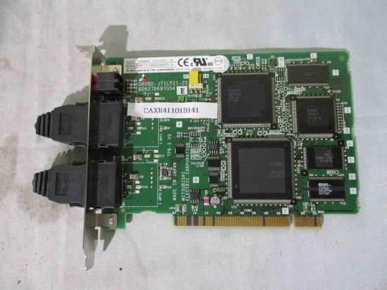 中古 MITSUBISHI Q80BD-J71LP21-25 MELSECNET/Hインタフェースボード - growdesystem