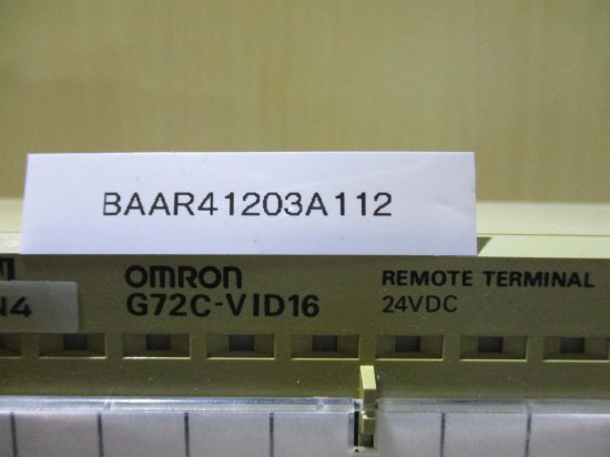 中古 OMRON REMOTE TERMINAL G72C-VID16 リモート ターミナル (2セット) - growdesystem