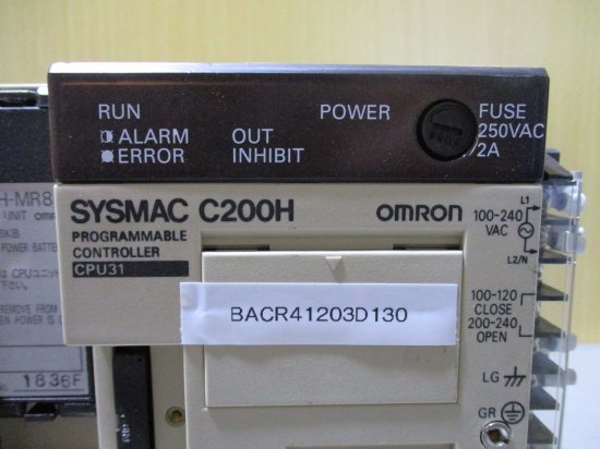 中古 OMRON プログラマブルコントローラ SYSMAC C200H CPU31 C200H-MR831 BC081-V2 C200H-OD211  - growdesystem