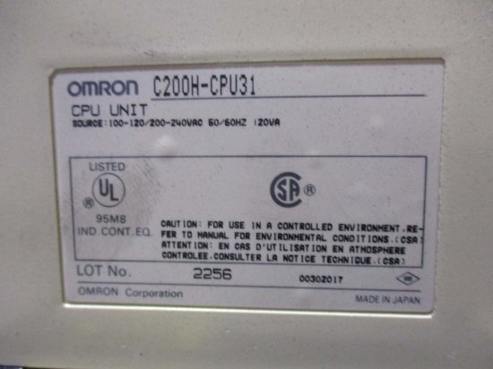 中古 OMRON プログラマブルコントローラ SYSMAC C200H CPU31 C200H-MR831 BC081-V2 C200H-OD211  - growdesystem