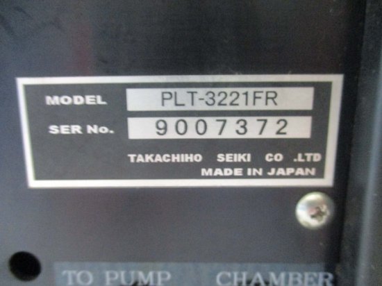 中古 TAKACHIHO PACKAGE LEAK TESTER PLT-3221FR パッケージリーク 