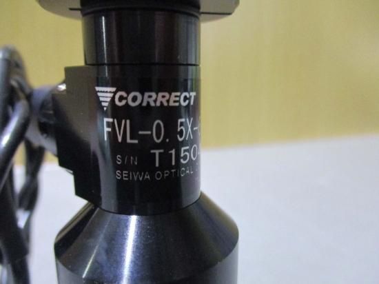 即出荷】 中古 SEIWA telecentric lens CORRECT FVL-0.5X-65D-CA