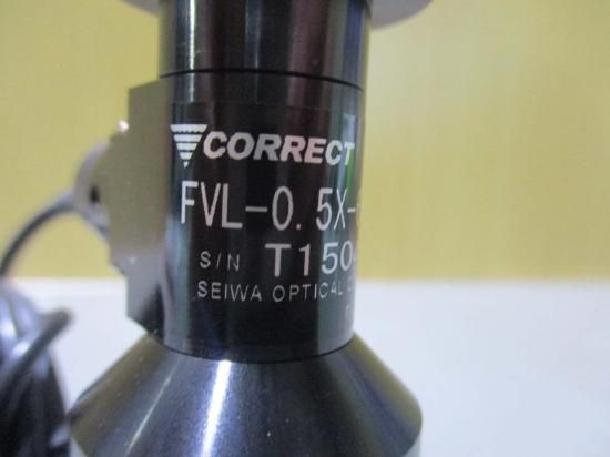 中古 SEIWA telecentric lens CORRECT FVL-0.5X-65D-CA テレセントリックレンズ - growdesystem