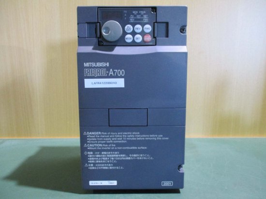 中古 MITSUBISHI FREQROL-A700 INVERTER FR-A720-1.5K インバーター 1.5kW - growdesystem