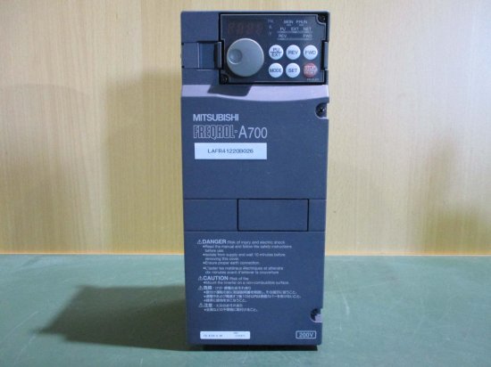 中古 MITSUBISHI FREQROL-A700 INVERTER FR-A720-0.4K インバーター