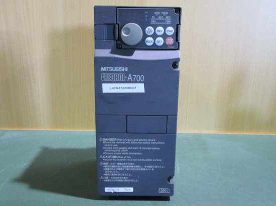 中古 MITSUBISHI FREQROL-A700 INVERTER FR-A720-0.75K インバーター