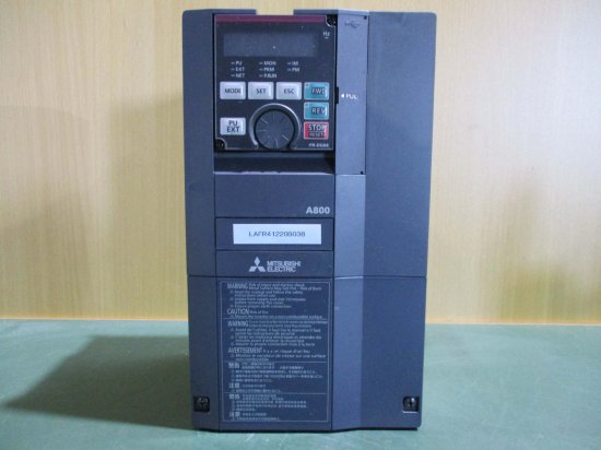 中古 MITSUBISHI INVERTER FR-A820-1.5K-1 インバーター 3PH AC200-240V - growdesystem