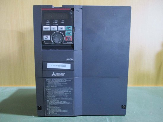 中古 MITSUBISHI INVERTER FR-A820-7.5K-1 インバーター 3PH AC200-240V - growdesystem