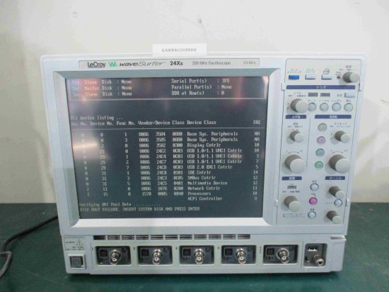 中古 LeCroy LeCroy WaveSurfer 24XS four-channel oscilloscope 200MHz 2.5GS / S  2.5Mpts 通電OK - growdesystem