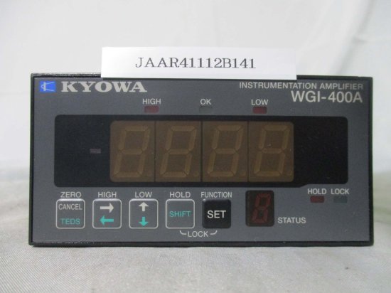 中古 KYOWA INSTRUMENTATION AMPLIFIER WGI-400A-10 小型汎用表示器 - growdesystem