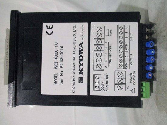 中古 KYOWA INSTRUMENTATION AMPLIFIER WGI-400A-10 小型汎用表示器 - growdesystem