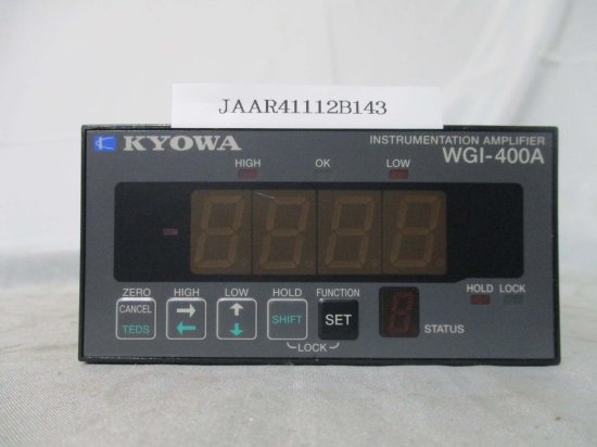 中古 KYOWA INSTRUMENTATION AMPLIFIER WGI-400A-10 小型汎用表示器 ...