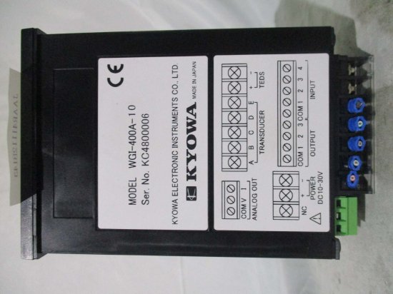 中古 KYOWA INSTRUMENTATION AMPLIFIER WGI-400A-10 小型汎用表示器 - growdesystem