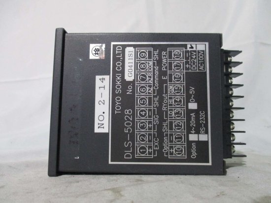 中古 TOYO SOKKI DLS-5028 デジタル指示計 - growdesystem