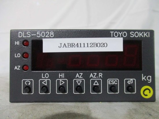 中古 TOYO SOKKI DLS-5028 デジタル指示計 - growdesystem