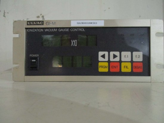 中古 ULVAC IONIZATION VACUUM GAUGE CONTROL GI-M 電離真空計制御 - growdesystem