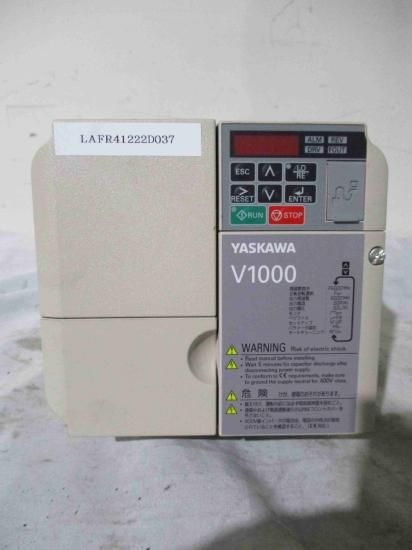 中古YASKAWA 安川電機 インバータ V1000 CIMR-VA2A0018BMA 3.7kW/3.0kW