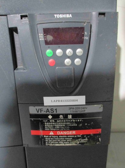 中古TOSHIBA インバータ VFAS1-2110PMY-A4 三相 200V 11kW - growdesystem