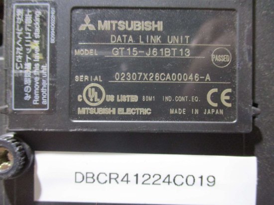 中古 MITSUBISHI GOT1000シリーズ タッチパネル GT15-J61BT13/ GT1585-STBA 100-240VAC  50/60Hz 通電OK - growdesystem