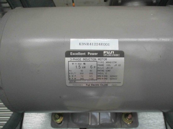 中古 Fuji 富士電機 三相200V インダクションモーター 1.5kw 4P MRH6107M/National FY-30CYT-A  1.5KW＜送料別＞ - growdesystem