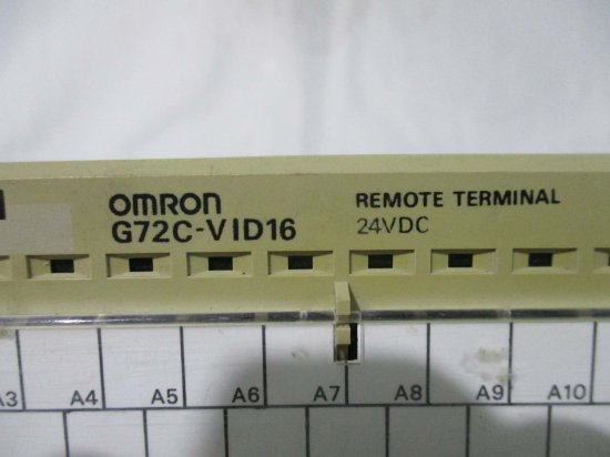 中古 OMRON REMOTE TERMINAL G72C-VID16 リモートターミナル - growdesystem