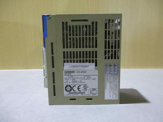 中古 OMRON ACサーボドライバ スマートステップ R7D-AP04H AC DRIVER 200V-230V AC 50/60Hz 0.2kw  - growdesystem