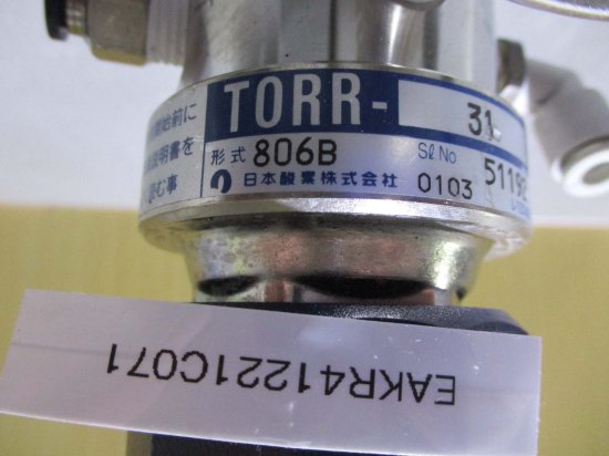 中古 NISAN TANAKA TORR-31 半導体用圧力調整器 806B - growdesystem