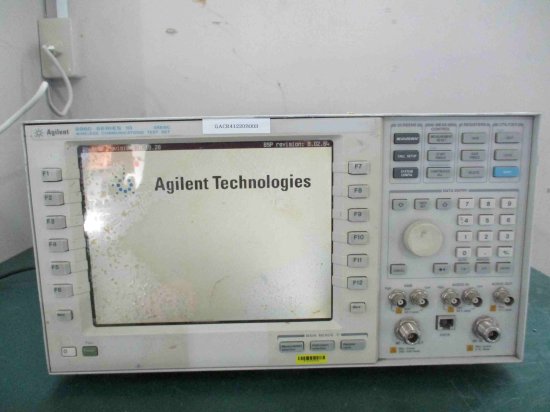 中古 Agilent 8960 SERIES 10 E5515C WIRELESS COMMUNICATIONS TEST SET  無線通信テストセット 通電OK - growdesystem