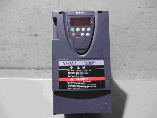 中古 TOSHIBA インバーター VFZ1-2015P (AS1) 1.5KW-3.0KVA-2HP 送料別 