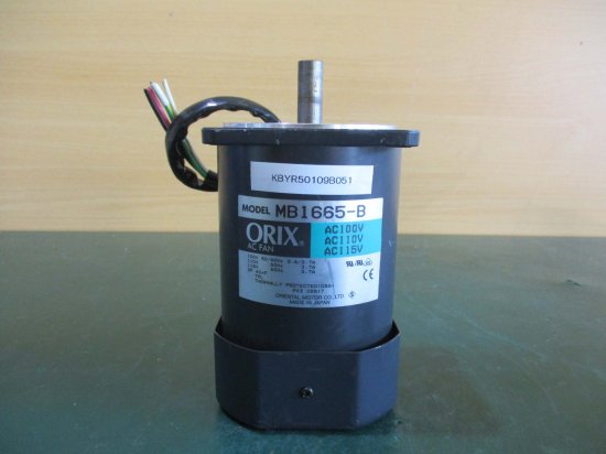 中古ORIX Oriental Motor MB1665-B AC100/110/115V 3.7A - Growdesystem