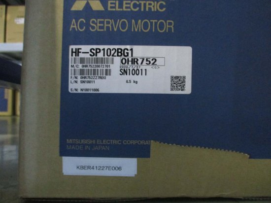 新古 MITSUBISHI AC SERVO MOTOR HF-SP102BG1 ACサーボモーター 1KW - growdesystem