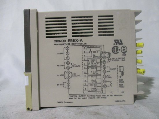 中古 OMRON TEMPERATURE CONTROLLER E5EX-A 温度調節器 - growdesystem