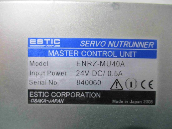 ESTIC サーボナットランナ マスターコントロール ENRZ-MU40A