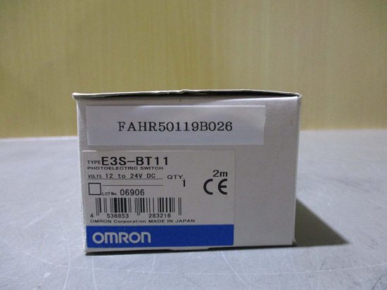 新古 Omron 3S-BT11 E3S-BT11-L + E3S-BT11-D オムロン アンプ内蔵光電スイッチ - growdesystem