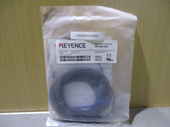 新古 KEYENCE PR-M51N1 PR-M51N3 T/R 超小型アンプ内蔵型光電センサ PR-M/F シリーズ フラット 透過型  ケーブルタイプ - growdesystem