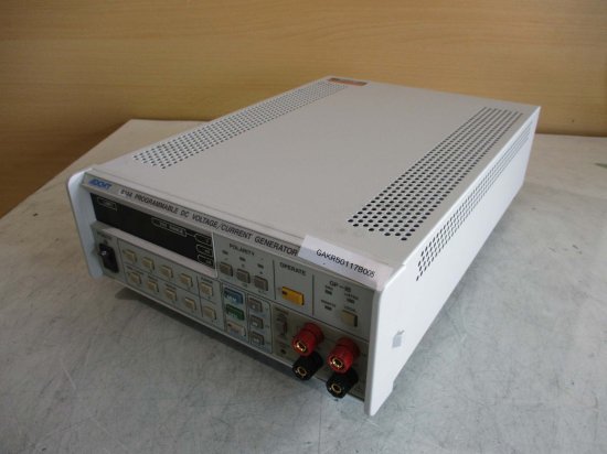 中古ADCMT 6144 PROGRAMMABLE DC VOLTAGE/CURRENT GENERATOR プログラム直流電圧 電流発生器 27VA  MAX 48-66Hz 通電OK - growdesystem