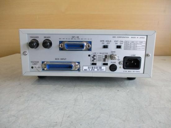 中古ADCMT 6144 PROGRAMMABLE DC VOLTAGE/CURRENT GENERATOR プログラム直流電圧 電流発生器 27VA  MAX 48-66Hz 通電OK - growdesystem