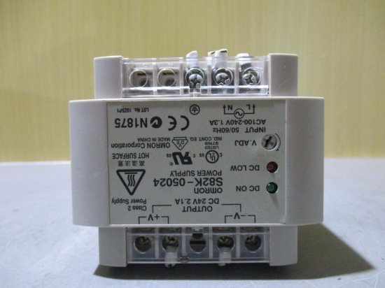 中古OMRON スイッチングパワーサプライ S82K-05024 - growdesystem