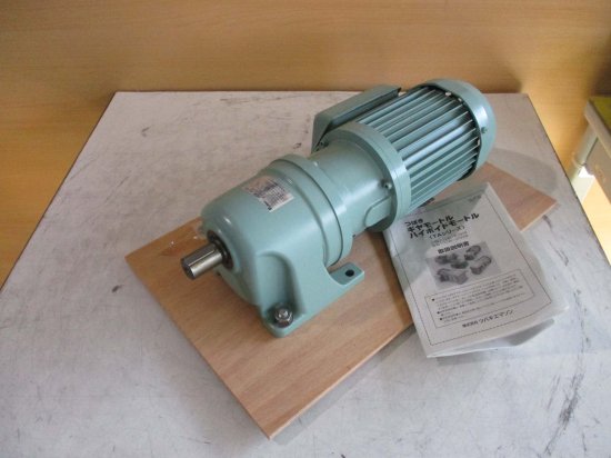 中古 TSUBAKI GEAR MOTOR GMTA040-24L10CB 3PHASE-0.4kW-4P 200/200/220V 50 ...